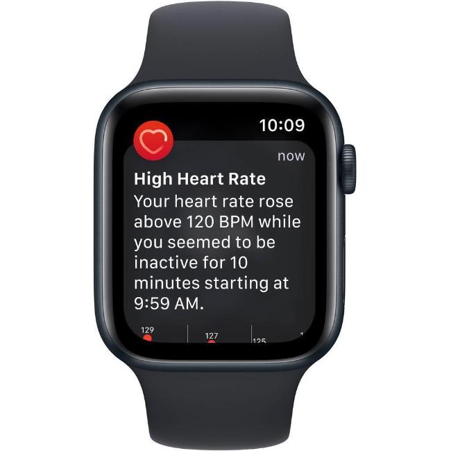 Apple Watch SE 2nd Generation, 44mm Aluminum Case, Cellular (Midnight)